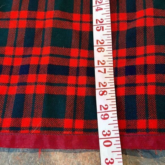 Vintage Clayton Tailors Plaid Wool Blazer Skirt Set - Picture 13 of 16